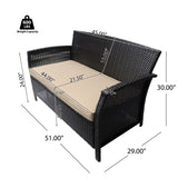 ST LUCIA 4PC SOFA SET 54675.00BRN