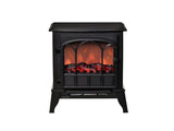 Black Electric Fireplace Stove, Freestanding Fireplace Heater with 750W/1500W Adjustable Heat for 50163592