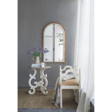 27.5" x 3" x 48" Arch Wood Wall Mirror W2078P153999