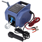 12v Trailer Winch,Reversible Electric Winch, for Boats up to 6000 lbs.,with synthetic rope,with W465P240625