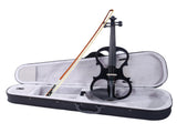 4/4 Electric Silent Violin Case Bow Rosin Headphone Connecting Line V-0 23832049