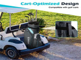 14-Way Golf Cart Bag - 6 Zippered PocketsCooler Pocket, Waterproof Zippers, GrayBlue 92044266