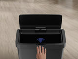 Automatic Trash Can, 13.2 Gallon Plastic Motion Sensor Garbage Bin, Black 53185894