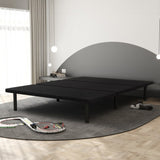 Upholstered Twin Size Platform Bed Frame for Bedrooms, Guest Rooms, Apartments, Dorms, Space Saving, B011P198401