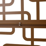 Outdoor & Indoor Privacy Metal Privacy 76" H48" W, Freestanding Decorative Privacy W465P193254