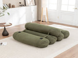 Adjustable Floor Sofa, Corduroy Lazy Sofa with Adjustable Straps for Versatile Configurations, W1170P365608