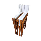 Folding Chair Wooden Director Chair Canvas Folding Chair Folding Chair 2pcs/set populus Canvas 58902326