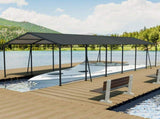 12*32 FT Carport, Heavy Duty Carport with Galvanized Steel Roof and Frame, Metal Carport Large W540P478292