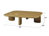 Joane Yellowish Brown High Gloss Coffee Table B2726P442575