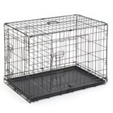 ZNTS 30" Pet Kennel Cat Dog Folding Steel Crate Animal Playpen Wire Metal 42770875