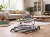 4-in-1 Baby Activity Center Walker, Foldable Baby Walker with Music & Toys Tray, 3 Adjustable 16082076