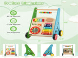Multifunctional Wooden Baby Walker - 7 Activity Center , 3 Years 51326210