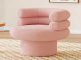 360&degSwivel Chair Swivel Accent Chair Round Swivel Chair Barrel Chair Vanity Chair for Living N763P331761P