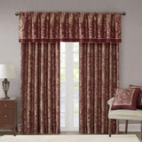 Jacquard Curtain Panel Pair B03598094