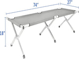 Portable Folding Camping Cot with Carrying Bag Army 77163237
