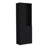 Konik 67-Inch High Storage Cabinet Kitchen Pantry With Three Doors and Three Exterior Shelves B070P173167