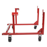 ZNTS 1000lb Auto Engine Cradle Stand for Chevrolet Chevy V8 Red 65871450