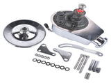 Power Steering Pump and 1 Groove Keyway Pulley with Bracket Kit Fit for Small Block Chevy 265 283 83176925