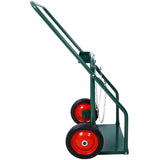 440lbs capacity Cylinder Cart,WELDING CYLINDER HAND TRUCK,Large Dual Oxygen Tank Cart Dolly With W465P175696