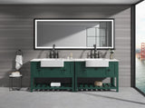 88 x8 Inch LED Bathroom Mirror with Aluminum Frame, Wall Mounted Vanity Mirror, Anti-Fog, Memory, W2287P279044