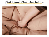 38" Ergonomic Swivel Wicker Papasan Chair with Thick Tufted Cushions, 360 Degree Rotatable Chairs 26512549