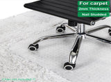 PVC Rectangle Floor Protection Mat Chair Mat with Nail Transparent 24469155