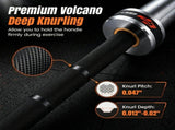7.2FT Olympic Barbell, 2000LBS Weight Capacity No.45 Steel Weight Lifting Bar with Volcano Deep 85678995