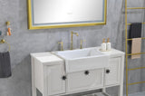 42 in. W x24 in. H Oversized Rectangular Framed LED Mirror Anti-Fog Dimmable Wall Mount Bathroom W928P178372