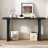 U_STYLE Uniquely Designed Console Table made of Fraxinus Mandschuric Solid Wood Veneer,with N711P205931B
