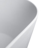 67-inch solid surface stone resin oval shape soaking bathtub with overflow for the bathroom W161370501