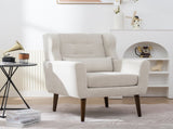 Modern Accent Chair Upholstered Foam Filled Living Room Chairs Comfy Reading Chair Mid Century W1028122699