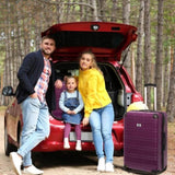 Luggage Sets ABSPC Hardshell 4pcs Luggage Hardside Lightweight Durable sets Spinner Wheels W1689P207671