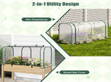 4-foot Mini Tunnel Greenhouse - White 65560734