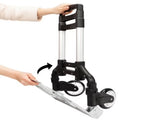 Black Folding Hand Truck with Telescopic Handle 04879779