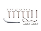 Stainless Steel Hitch Fishing Rod Holder 5 Link Tube fit for 2" Hitch Receivers 08345408