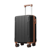 Luggage Sets 3 Piece, Expandable Hard shell ABS Suitcases Double Spinner, Travel luggage Set N730P189879A