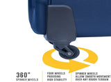 Luggage 2-piece backpack set blue-Does not support self pick up 54712243