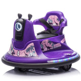 12V Kids Ride On Bumper car W/Parents control,Rotate 360 degrees,Two-handed switch for direction W1578P235079