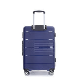 Hardshell Suitcase Double Spinner Wheels PP Luggage Sets Lightweight Durable Suitcase with TSA 63192635