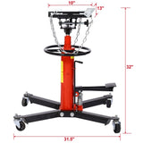 1660lbs Transmission Jacks , Hydraulic Transmission Jack 2 Stage Hydraulic w/ 360&deg for car lift 0.75 W46538878