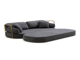 78.3" Queen Sleeper Sofa Bed, No Assembly Convertible Pull Out Futon Couch with Removable Backrest W1117P567381
