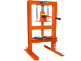 6 Ton Hydraulic Press, Benchtop Hydraulic Shop Press, H-Frame Garage Floor Press with Press Plates, W465P192090