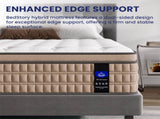14 Inch King Mattress - Hotel-Collection Hybrid Mattress with Gel Memory Foam & Pocket Springs, B2716P415512