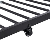 Twin Over Twin Metal Bunk Bed with trundle Black W2297P293753