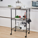 ZNTS 3-Tier Kitchen Utility Cart 89585769