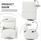 Rocking Chair,360&deg Swivel Nursery Rocking Chair,Glider Chair,Modern Small Rocking Swivel W1028P185203
