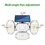 ZNTS Upgraded Solar Motion Sensor Light Security Lamp Garden Outdoor Waterproof 28964424