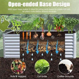 6x3x2ft Galvanized Raised Garden Bed, Outdoor Planter Garden Boxes Large Metal Planter Box for W1859P197915
