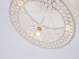 18.11' Flush Mount Ceiling with Light Kit, Crystal Ceilings with Remote Control,Chandelier W3596P462038