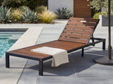 Outdoor Chaise Lounges Pool Lounge Chairs Outdoor Daybed Recliner with Adjustable Backrest for N719P383161D